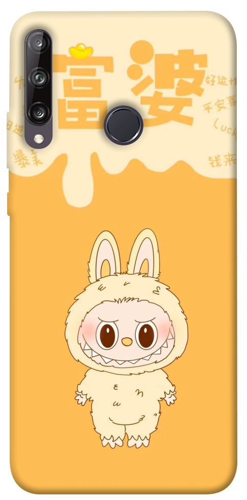 Чехол Yellow labubu для Huawei P40 Lite E