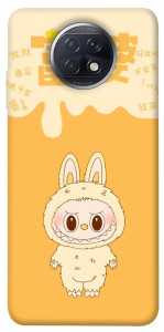 Чехол Yellow labubu для Xiaomi Redmi Note 9 5G