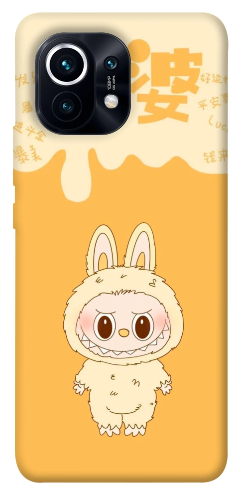 Чехол Yellow labubu для Xiaomi Mi 11