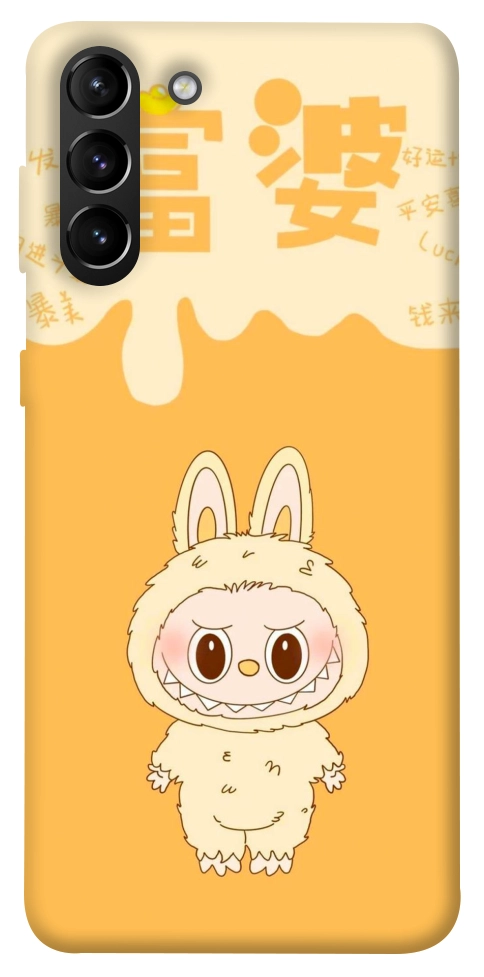 Чехол Yellow labubu для Galaxy S21+