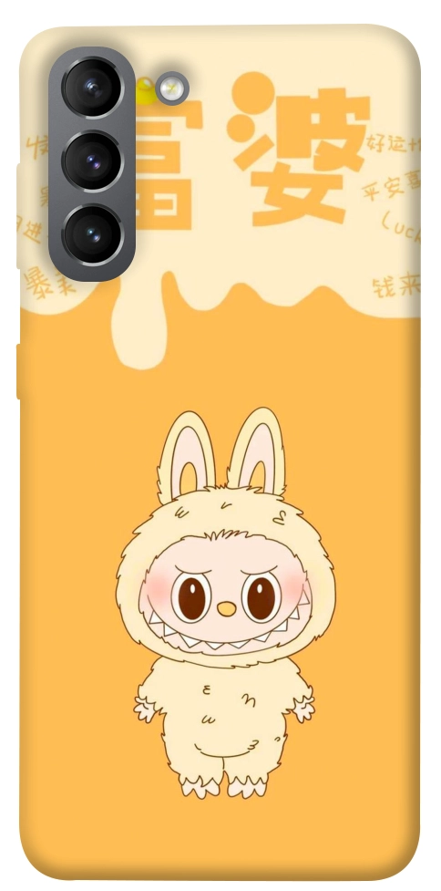 Чехол Yellow labubu для Galaxy S21