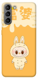 Чехол Yellow labubu для Galaxy S21