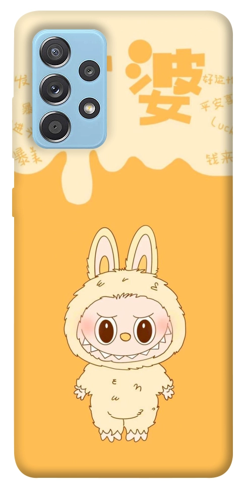 Чехол Yellow labubu для Galaxy A52