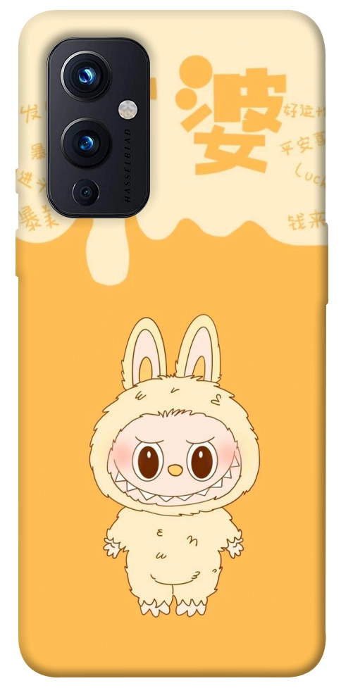 Чохол Yellow labubu для OnePlus 9