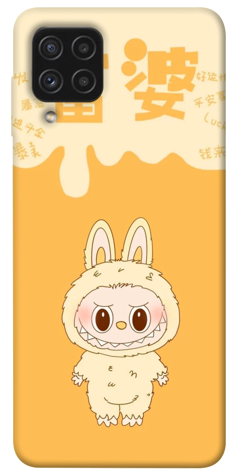 Чехол Yellow labubu для Galaxy A22 4G