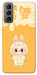 Чехол Yellow labubu для Galaxy S21 FE