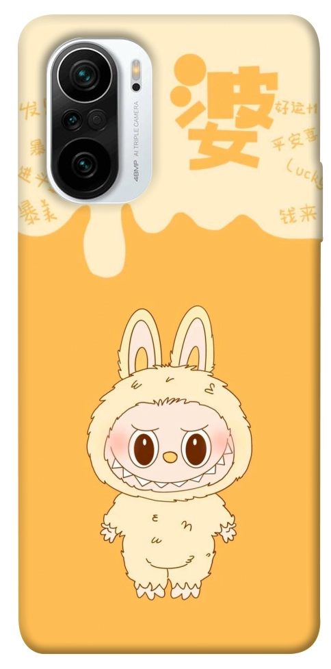 Чехол Yellow labubu для Xiaomi Redmi K40
