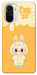 Чехол Yellow labubu для Xiaomi Redmi K40