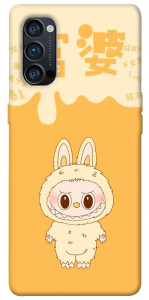 Чохол Yellow labubu для Oppo Reno 4 Pro 5G