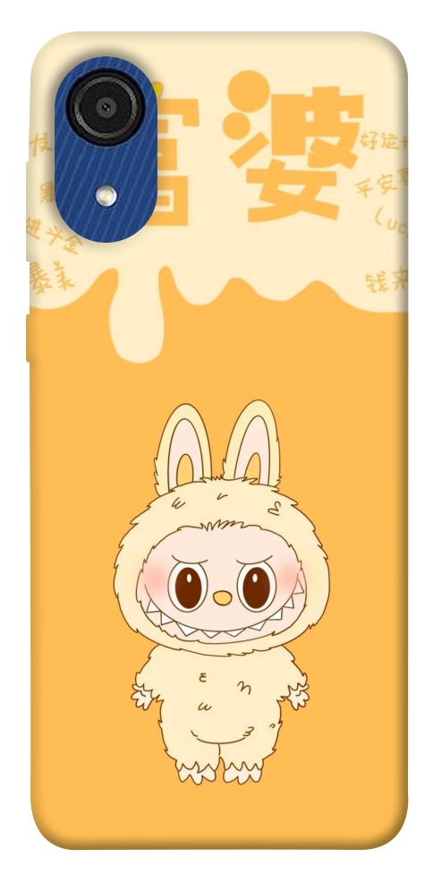 Чехол Yellow labubu для Galaxy A03 Core