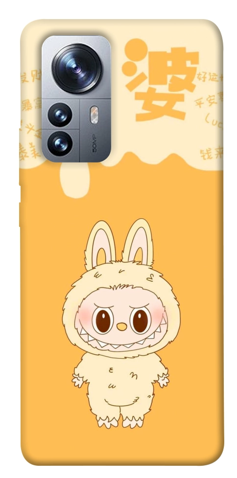 Чехол Yellow labubu для Xiaomi 12