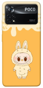 Чехол Yellow labubu для Xiaomi Poco X4 Pro