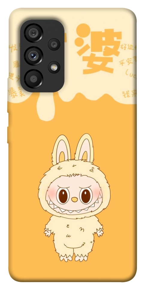 Чехол Yellow labubu для Galaxy A53