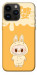Чехол Yellow labubu для iPhone 14 Pro Max