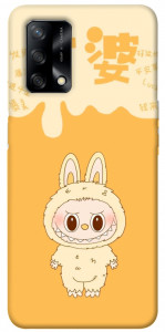 Чехол Yellow labubu для Oppo F19