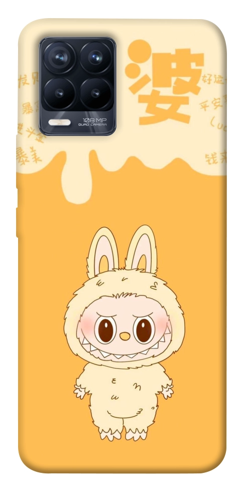 Чехол Yellow labubu для Realme 8 Pro