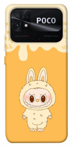 Чохол Yellow labubu для Xiaomi Poco C40