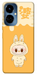 Чехол Yellow labubu для TECNO Camon 19 (CI6n)