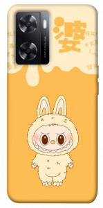 Чехол Yellow labubu для Oppo A57s