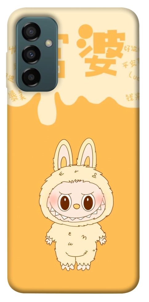 Чехол Yellow labubu для Galaxy M13 4G