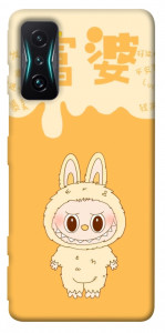 Чехол Yellow labubu для Xiaomi Redmi K50 Gaming