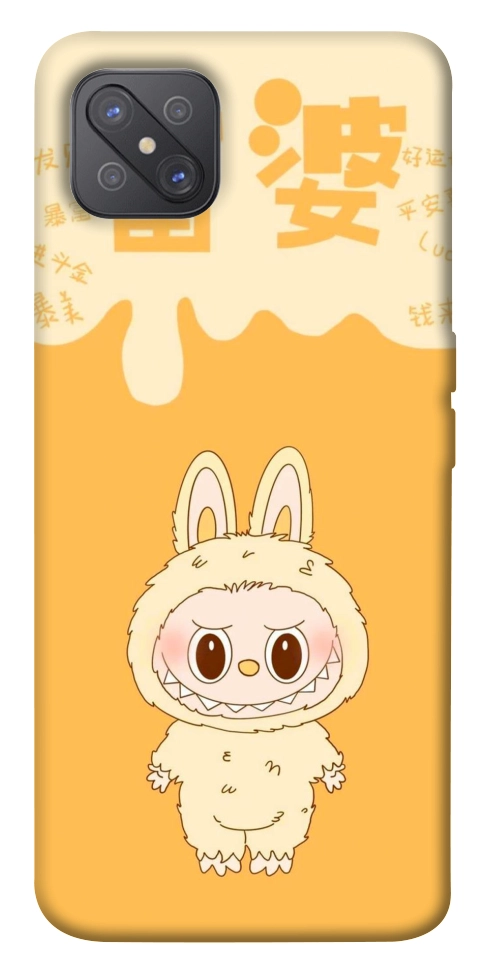 Чехол Yellow labubu для Oppo A92s