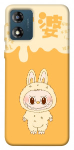 Чехол Yellow labubu для Motorola Moto E13