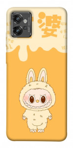 Чохол Yellow labubu для Motorola Moto G32