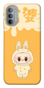 Чехол Yellow labubu для Motorola Moto G31