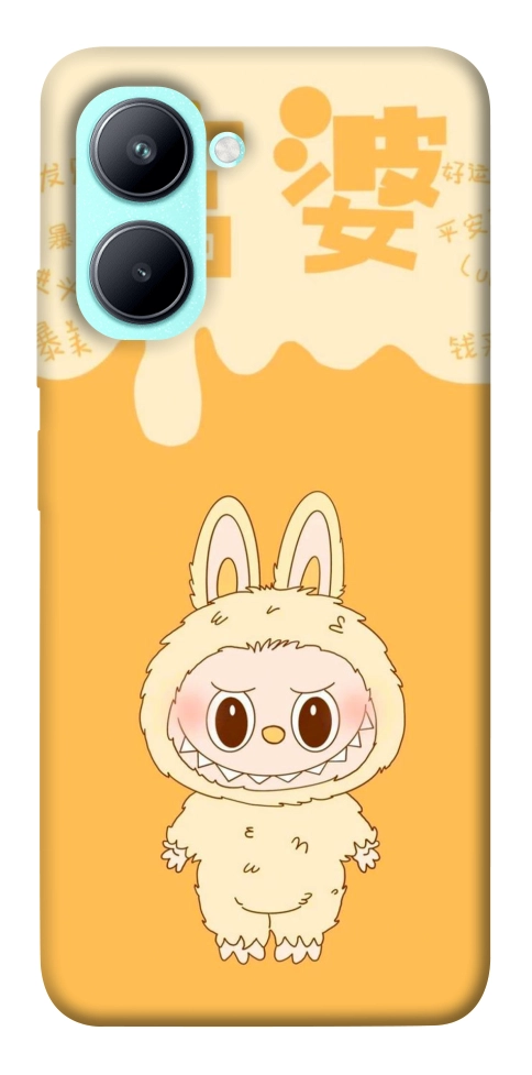 Чехол Yellow labubu для Realme C33