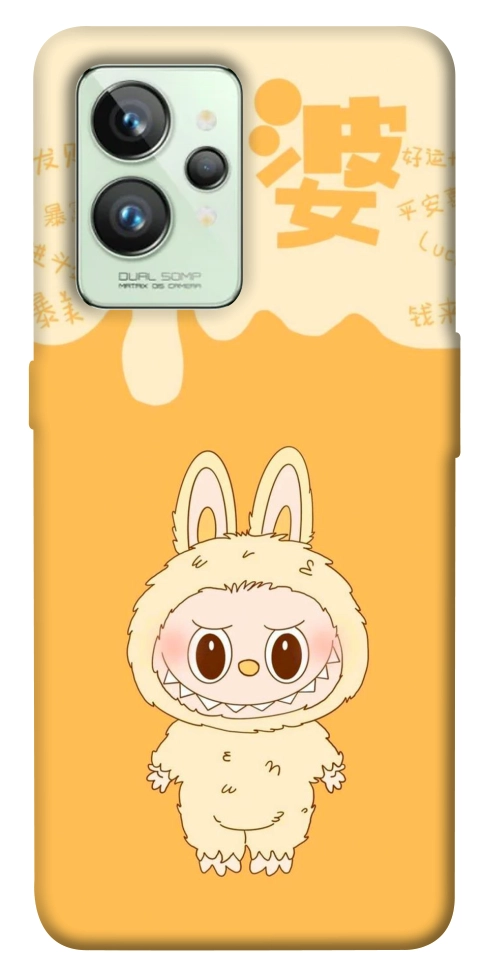 Чохол Yellow labubu для Realme GT2
