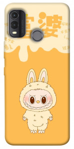 Чехол Yellow labubu для Nokia G11 Plus