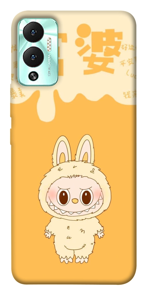 Чохол Yellow labubu для Infinix Hot 12 Play
