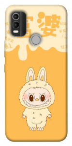 Чохол Yellow labubu для Nokia C21 Plus