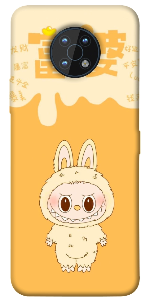 Чехол Yellow labubu для Nokia G50