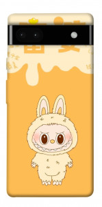 Чехол Yellow labubu для Google Pixel 6A