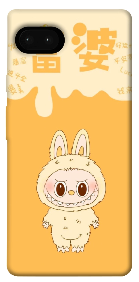 Чохол Yellow labubu для Google Pixel 7A