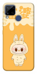 Чехол Yellow labubu для Realme C15