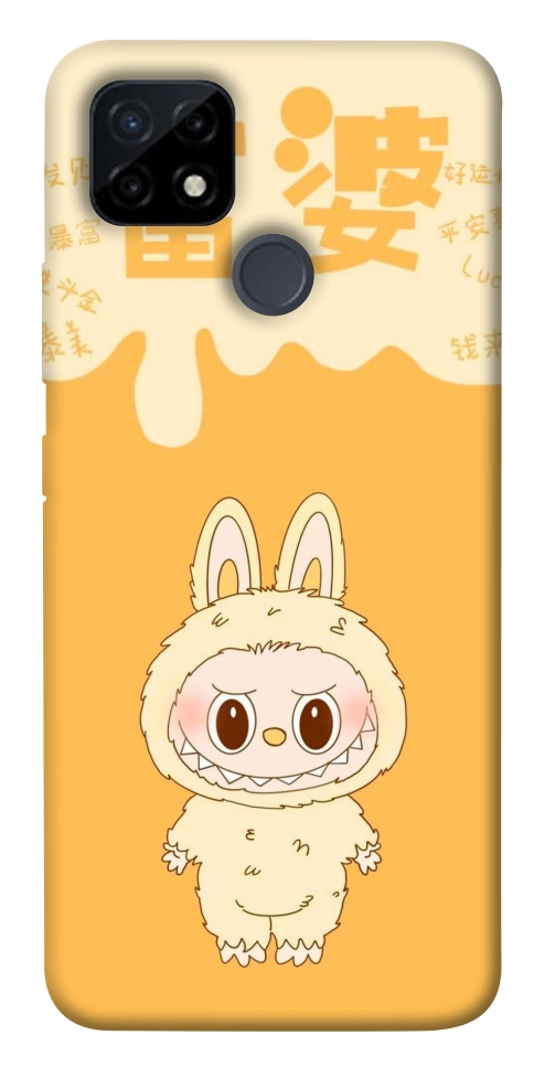 Чехол Yellow labubu для Realme C12