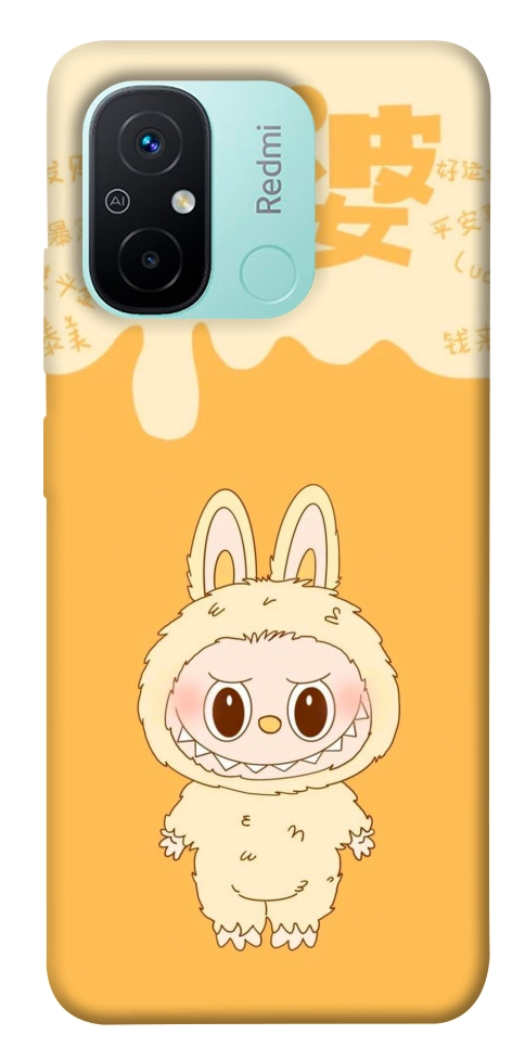 Чохол Yellow labubu для Xiaomi Redmi 12C