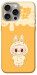 Чохол Yellow labubu для iPhone 15 Pro Max