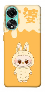 Чехол Yellow labubu для Oppo A78 4G