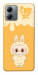 Чехол Yellow labubu для Motorola Moto G14