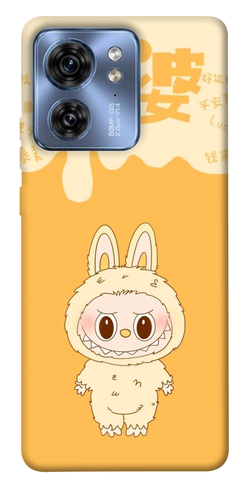 Чохол Yellow labubu для Motorola Edge 40