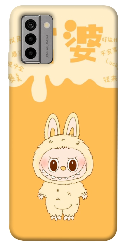 Чехол Yellow labubu для Nokia G22