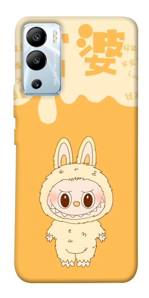 Чехол Yellow labubu для Infinix Hot 12i
