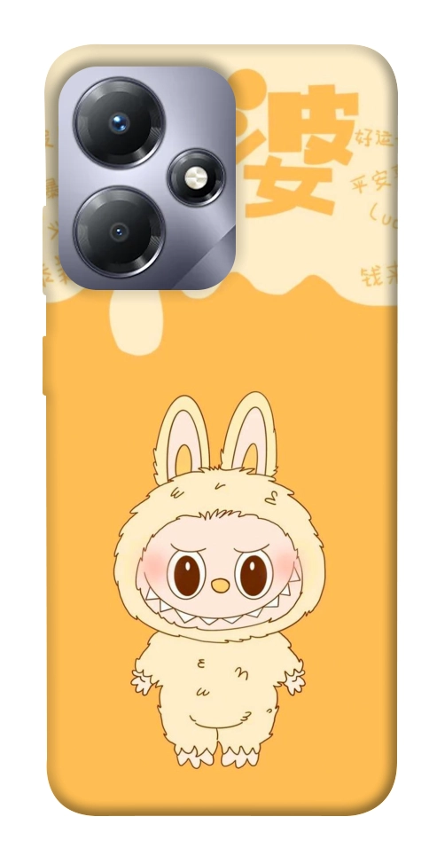 Чехол Yellow labubu для Infinix Hot 30i