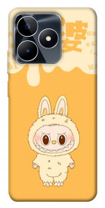 Чехол Yellow labubu для Realme C53