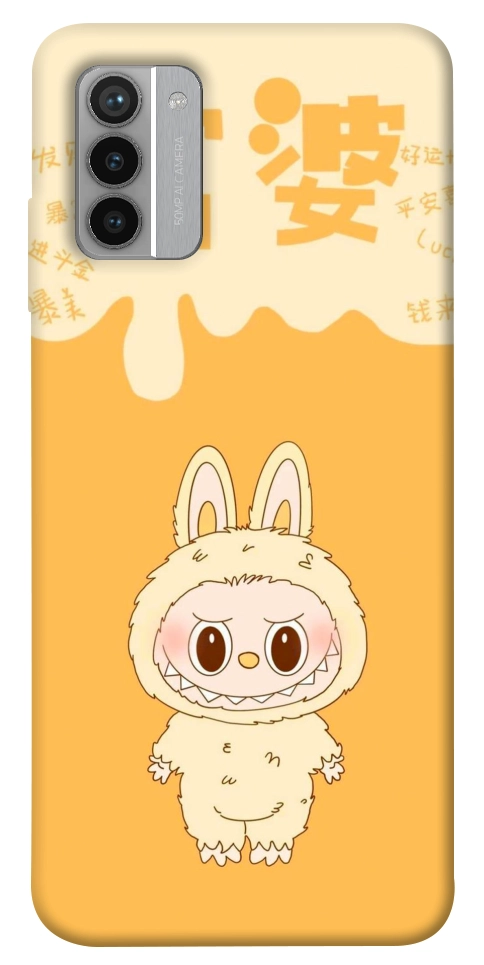 Чохол Yellow labubu для Nokia G42