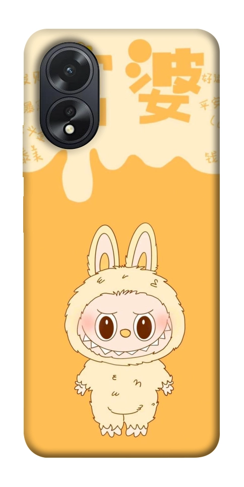 Чохол Yellow labubu для Oppo A38